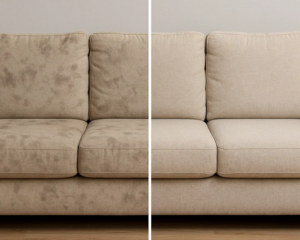 Clean Sofa in cozy living room