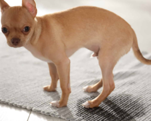 Pet stains on carpet