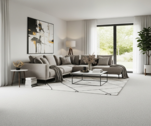 Modern home with clean carpet