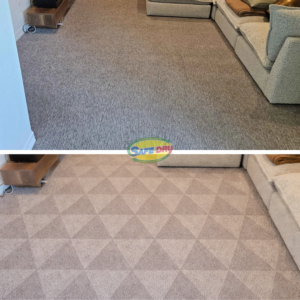 Before and After Carpet Cleaning